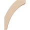 Ekena Millwork 3-inch W x 10-inch D x 14-inch H Thorton Rough Cedar Woodgrain TimberThane Knee Brace, Primed BRCUR03X10X14THRRCPR - alternate 5